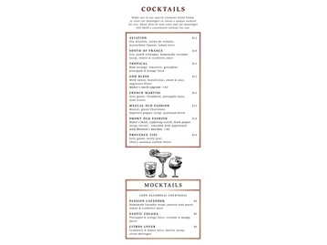 Partage menu photo