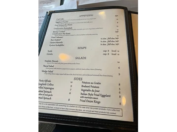 Pascal's Manale menu photo
