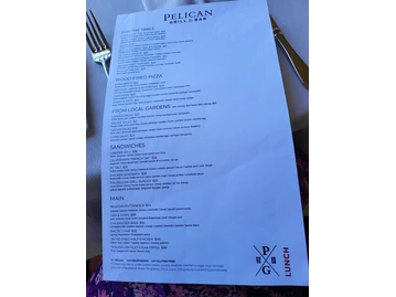 Pelican Grill menu photo