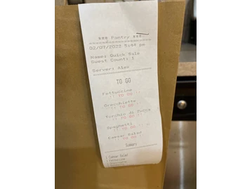 Perbacco menu photo