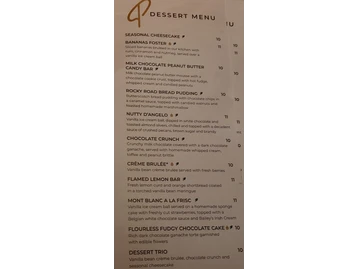 Perry's Steakhouse & Grille - Raleigh menu photo