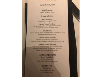 Perry's Steakhouse & Grille - Schaumburg menu photo