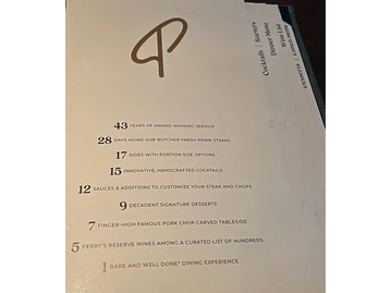 Perry’s Steakhouse & Grille menu photo