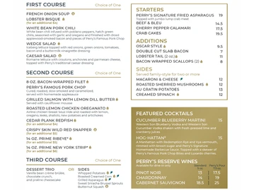 Perry’s Steakhouse & Grille menu photo