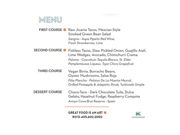 Picasso Cafe menu photo
