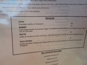 Pizza Rock menu photo