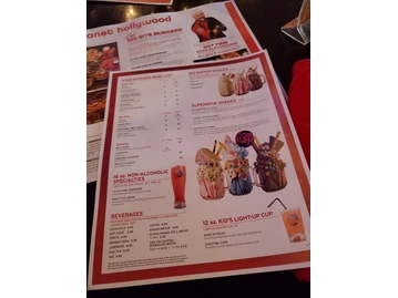 Planet Hollywood at Disney Springs™ menu photo