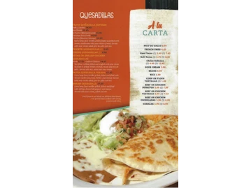 Plaza Mexico Restaurant Bar & Grill menu photo