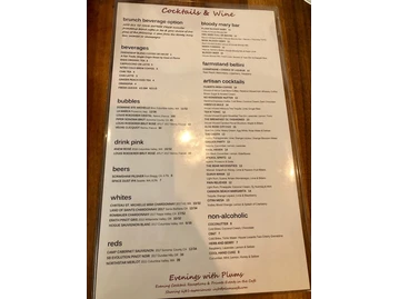 Plums Cafe + Catering menu photo