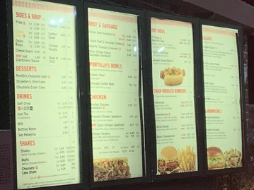 Portillo's Hot Dogs menu photo
