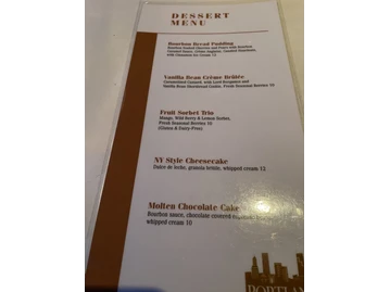Portland City Grill menu photo
