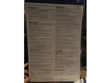 Portside Pier menu photo
