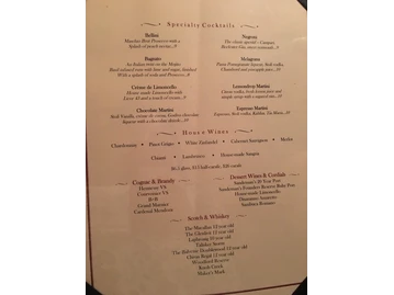 Positano's Ristorante menu photo