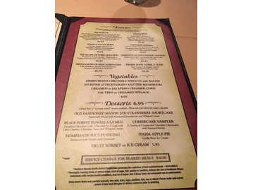 Primarily Prime Rib menu photo