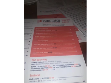 Prime Catch menu photo