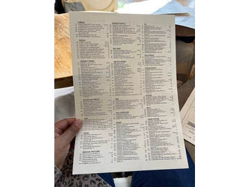 Print Works Bistro menu photo
