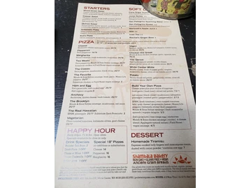 Proletariat Pizza menu photo