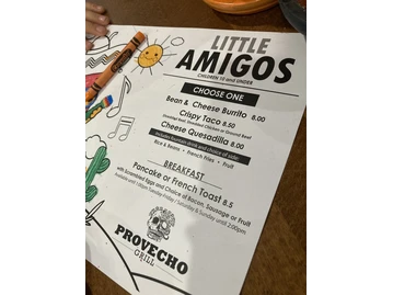 Provecho Grill menu photo