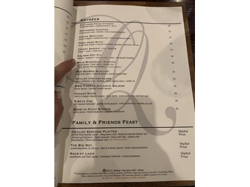 Q1227 Restaurant menu photo