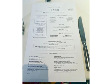 Ralph's On The Park menu photo