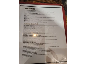 Ramble Creek Grill menu photo