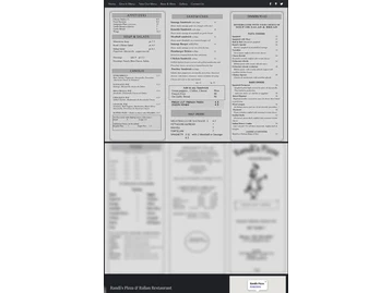 Randi's Pizza & Italian Restaurant menu photo