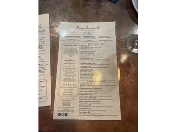 Rappahannock Oyster Bar menu photo