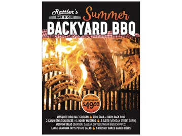 Rattler's Bar B Que menu photo
