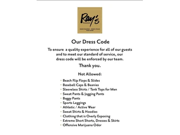Ray's at Killer Creek menu photo