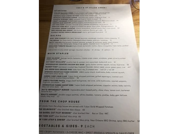 Ray's at Killer Creek menu photo
