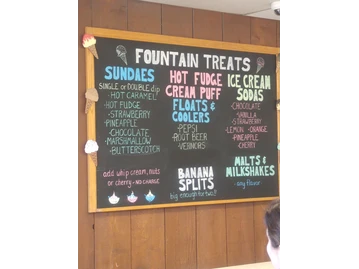 Ray's Ice Cream menu photo