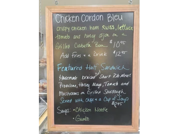 Real Food Cafe menu photo