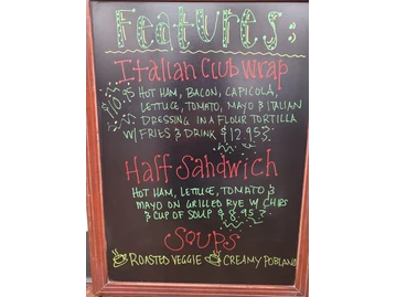 Real Food Cafe menu photo