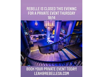 Rebelle menu photo