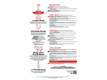 Red Door Woodfired Grill menu photo