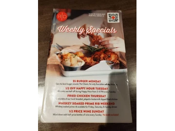 Red Door Woodfired Grill menu photo