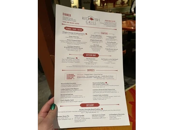 Red Fish Grill menu photo