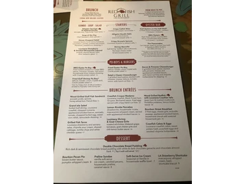 Red Fish Grill menu photo