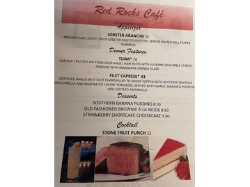 Red Rocks Cafe: Strawberry Hill in South Park menu photo