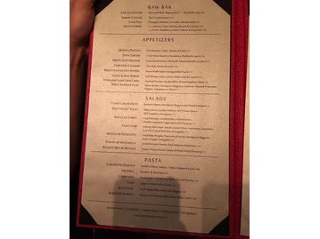 RED the Steakhouse Downtown menu photo