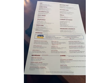Redstone American Grill menu photo