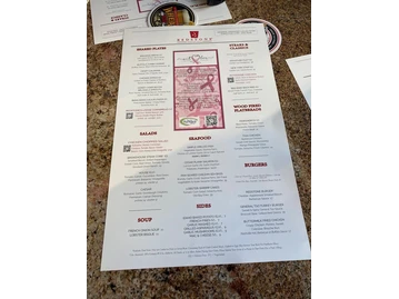 Redstone American Grill menu photo