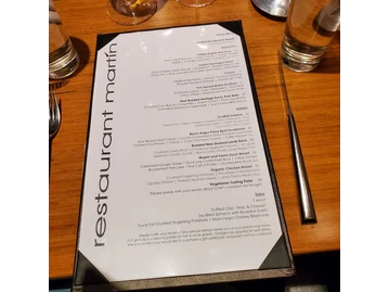 Restaurant Martin menu photo
