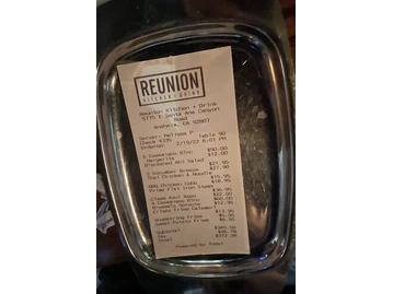 Reunion Kitchen + Drink menu photo