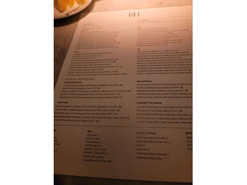 RH Rooftop Restaurant Columbus menu photo