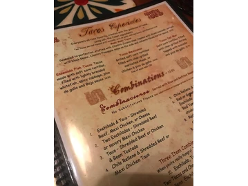 Rio Mirage Café menu photo