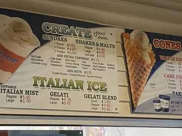Ritter's Frozen Custard menu photo