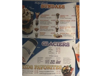 Ritter's Frozen Custard menu photo