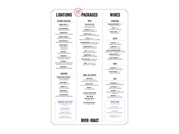 River Roast menu photo