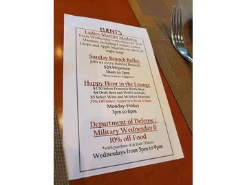 River Stone Chophouse menu photo